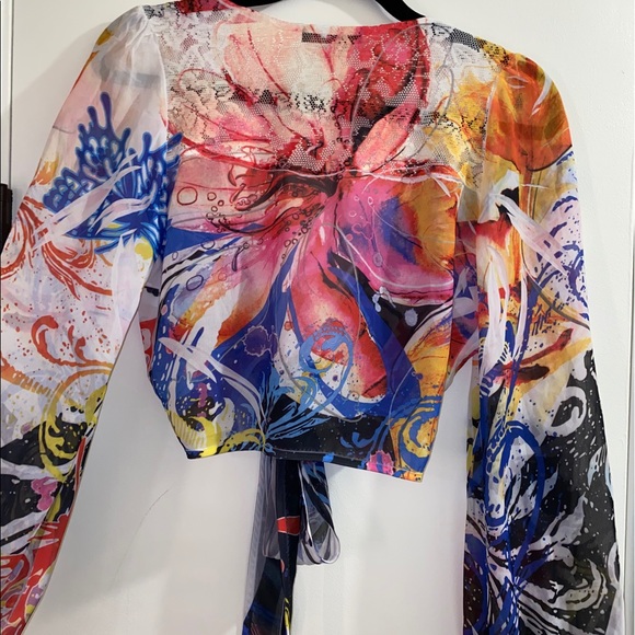 Blouse kimono/cover-up - Picture 2 of 3